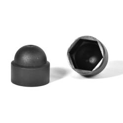 Cache vis écrou noir