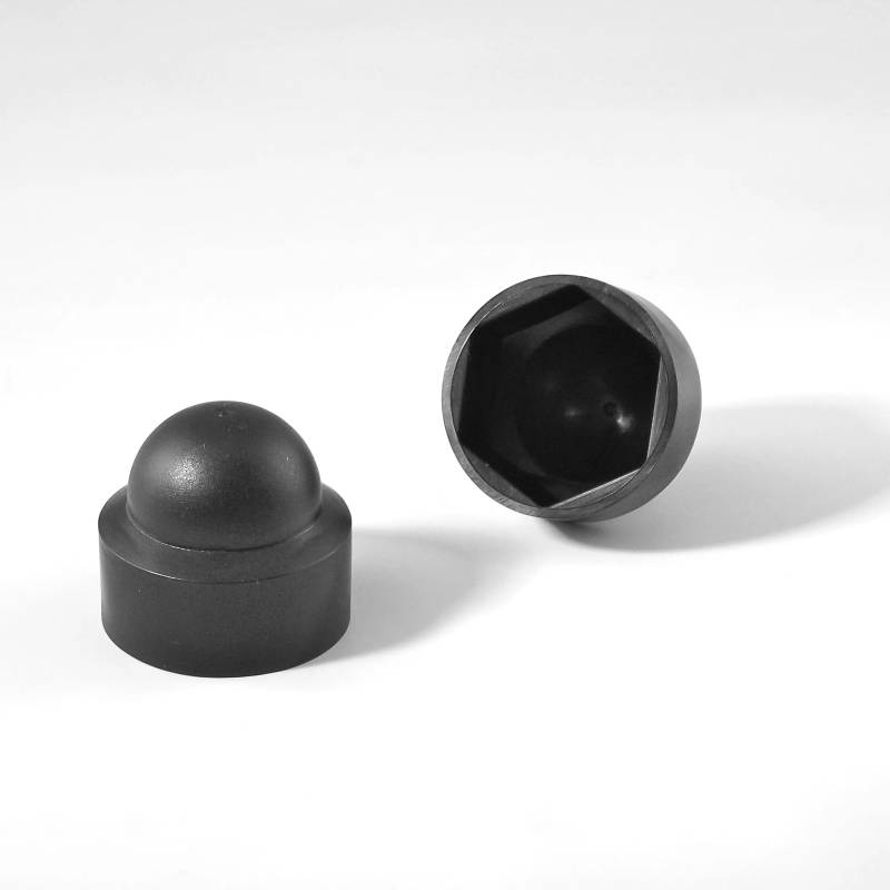 Cache vis écrou noir