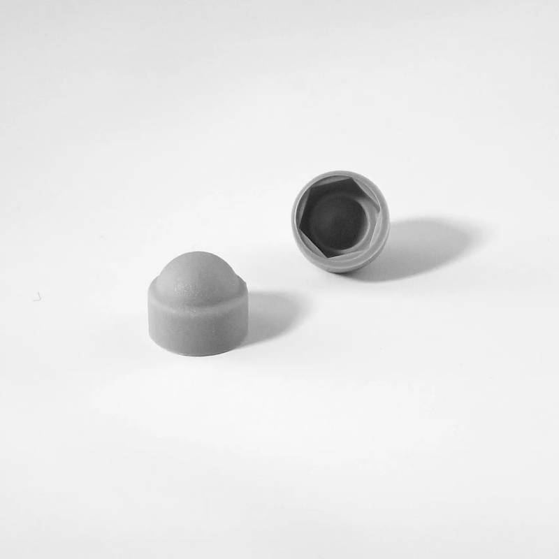 Screw and Nut Covers, White, Gray, Black, in all common sizes