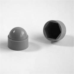 Cache vis écrou gris