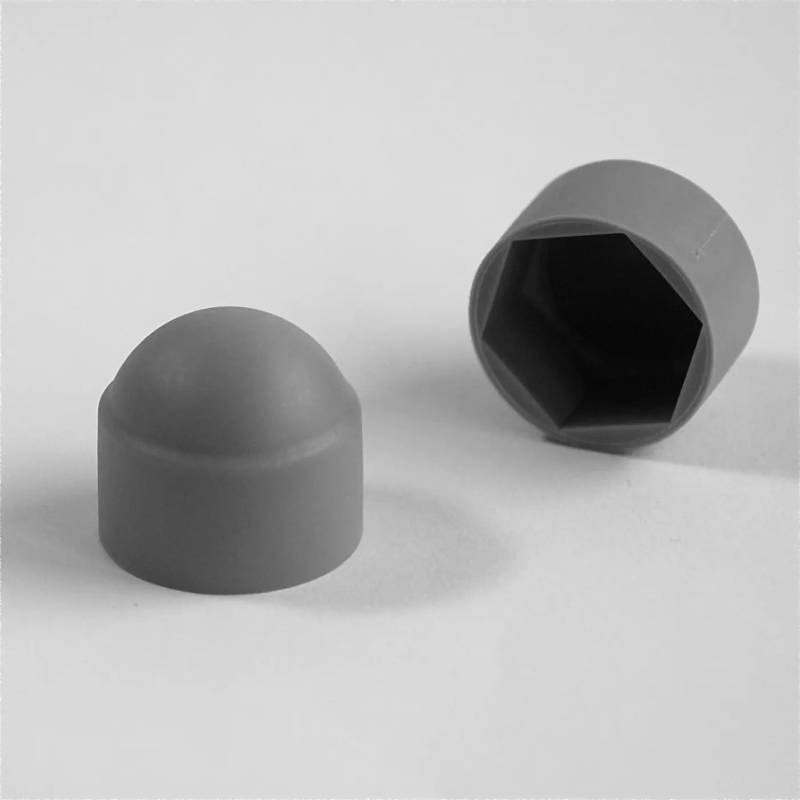 Cache vis écrou gris