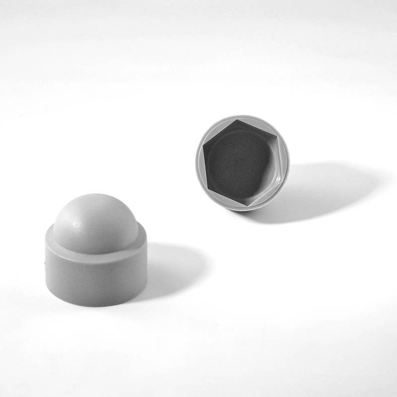 Screw and Nut Covers, White, Gray, Black, in all common sizes