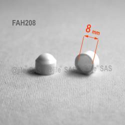Screw and Nut Covers, White, Gray, Black, in all common sizes