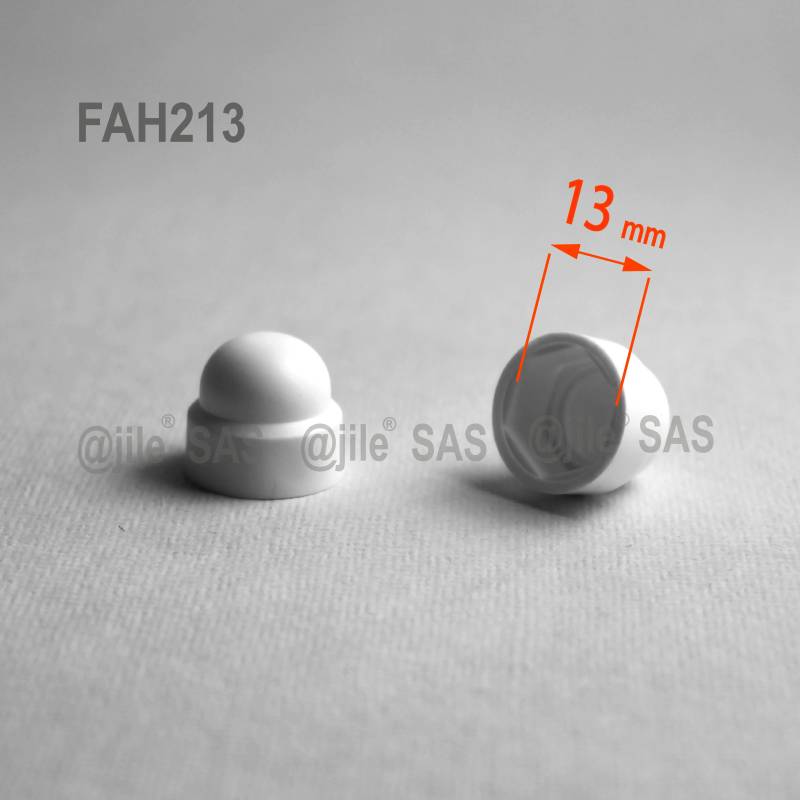 Screw and Nut Covers, White, Gray, Black, in all common sizes