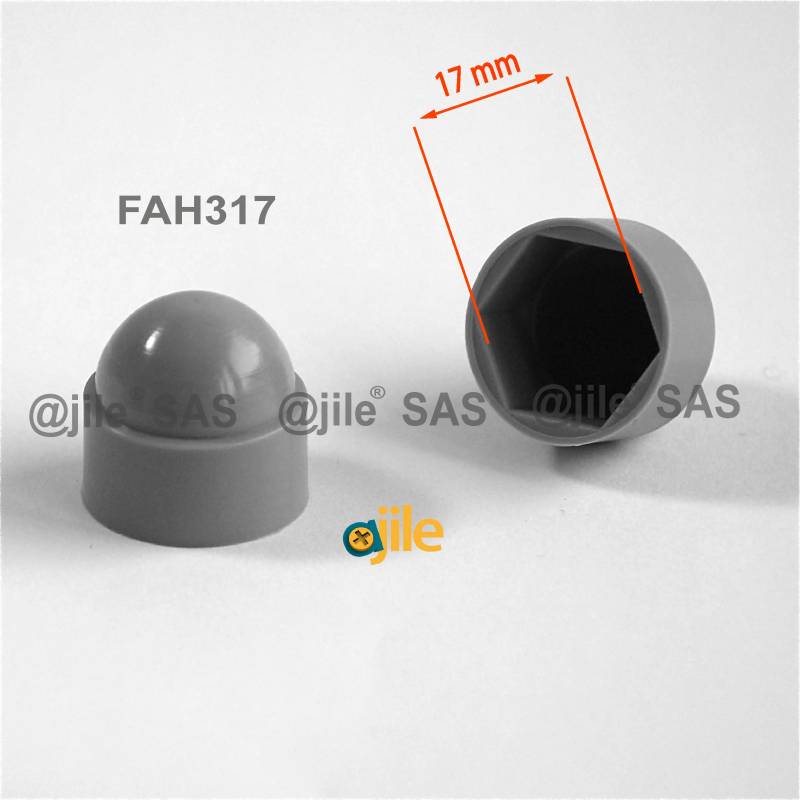 Screw and Nut Covers, White, Gray, Black, in all common sizes