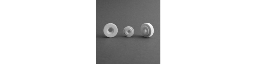 Knurled Nut WHITE