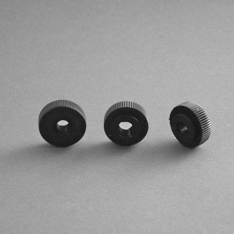 Knurled Nut BLACK