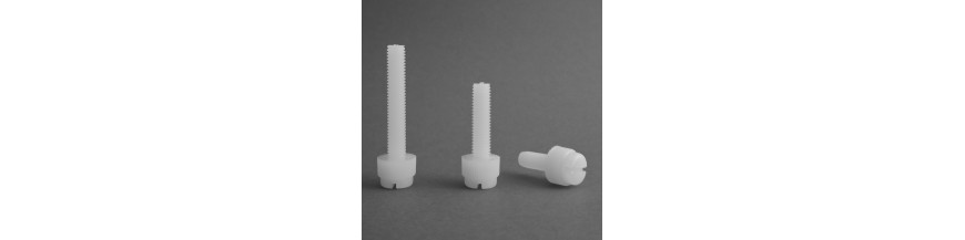 Knurled Screw - Steel Thread