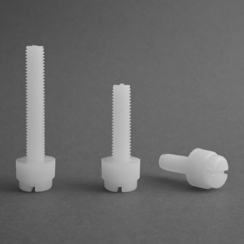 Knurled Screw - Steel Thread