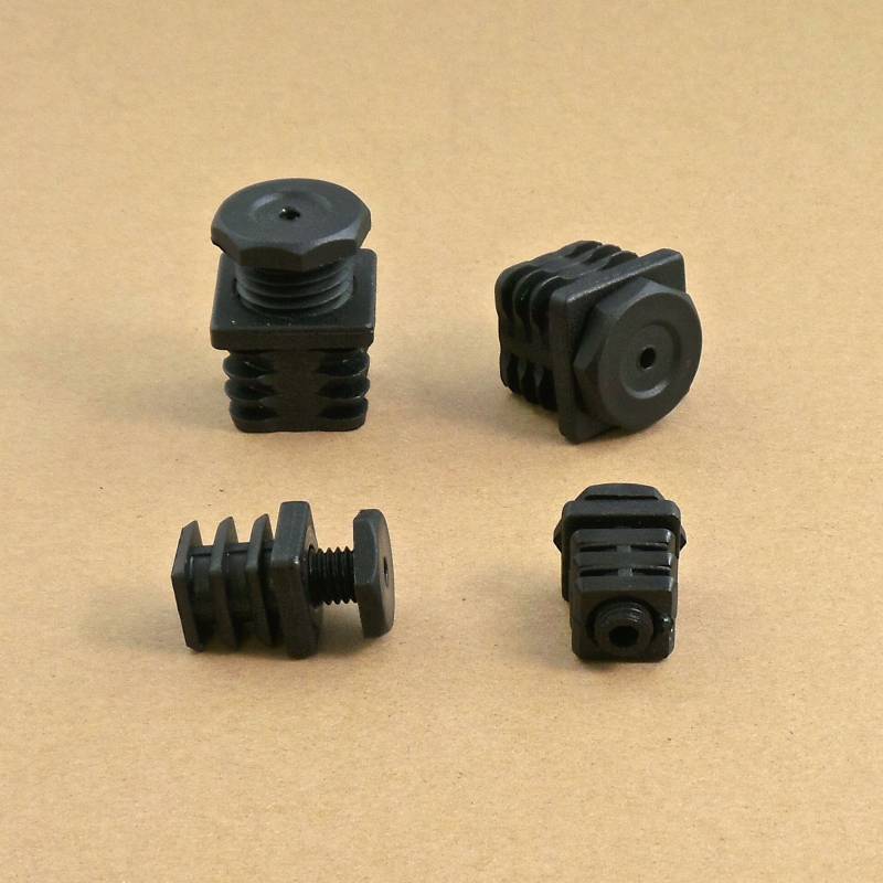 One-piece adjustable foot