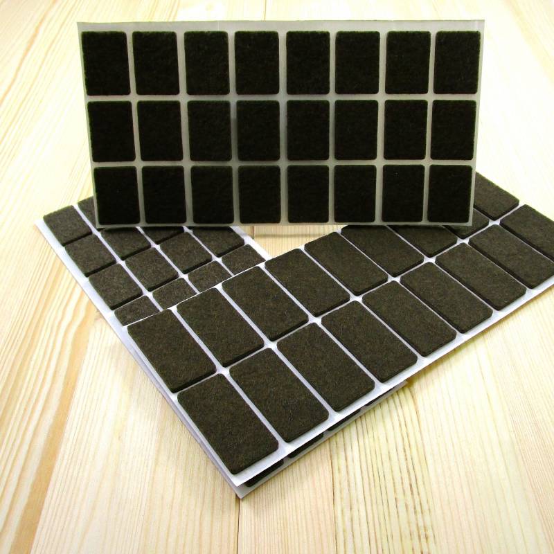 Rectangular Adhesive Felt Pad