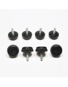 Threaded Knurled Adjustable Foot