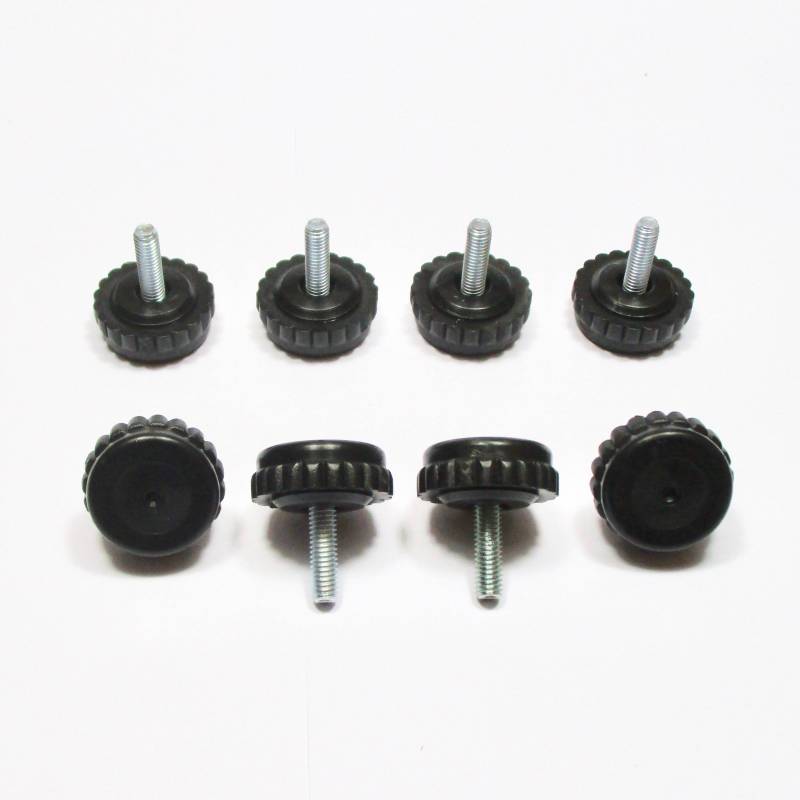 Threaded Knurled Adjustable Foot