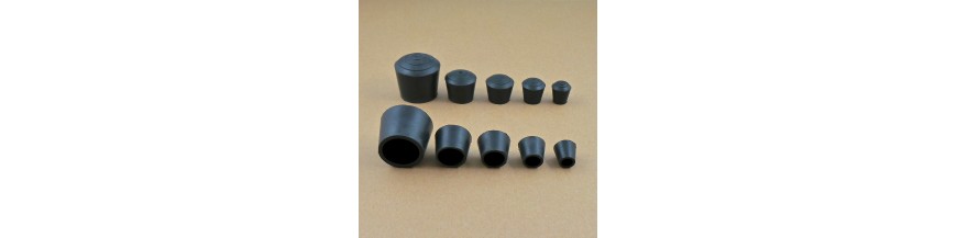 Gummi Rund Schwarz