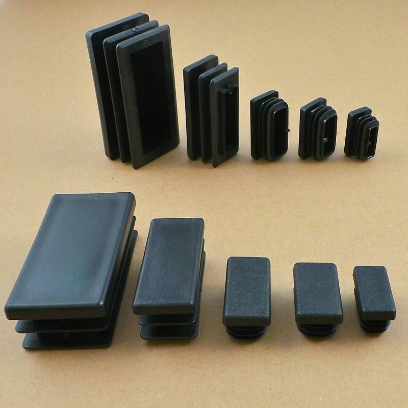 Inserto Rettangolare di Plastica NERO