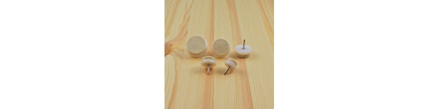 Felt Base Nail Glide - WHITE